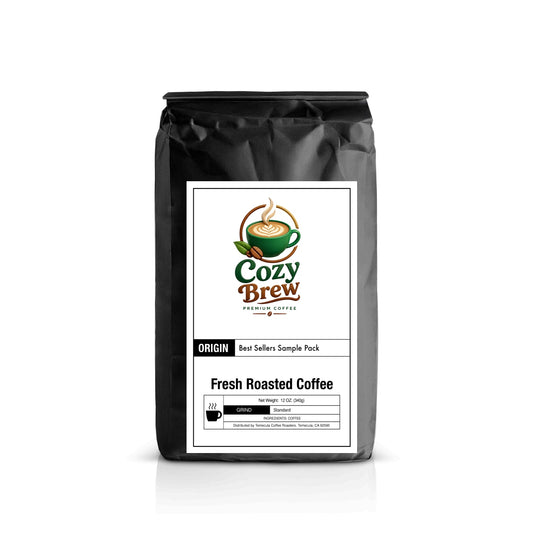 Best Sellers Sample Pack: 6Bean, Cowboy, Breakfast, Peru, Mexico, Bali
